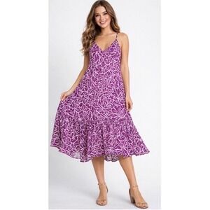GAP | Dresses | Linenblend Scalloped Midi Dress | Poshmark
